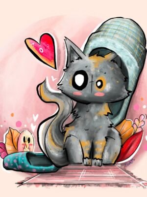 Illustration - Ita, Le Chaton Taquin