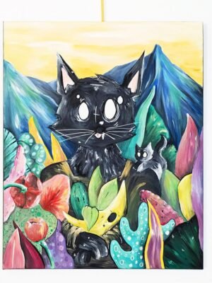 Tableau - Portrait de Monaneko