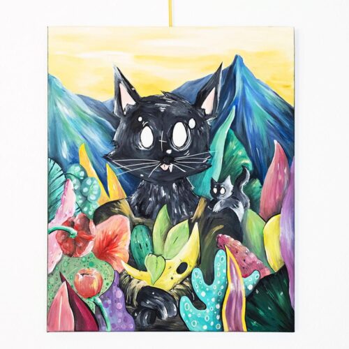 Tableau - Portrait de Monaneko