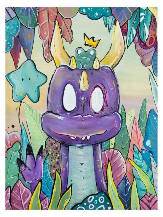 Tirage d'Art - Djin, Le Dragon Ahuri