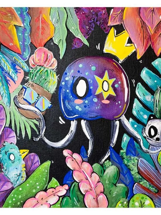 Tirage d'Art - Natsu, la méduse Energique
