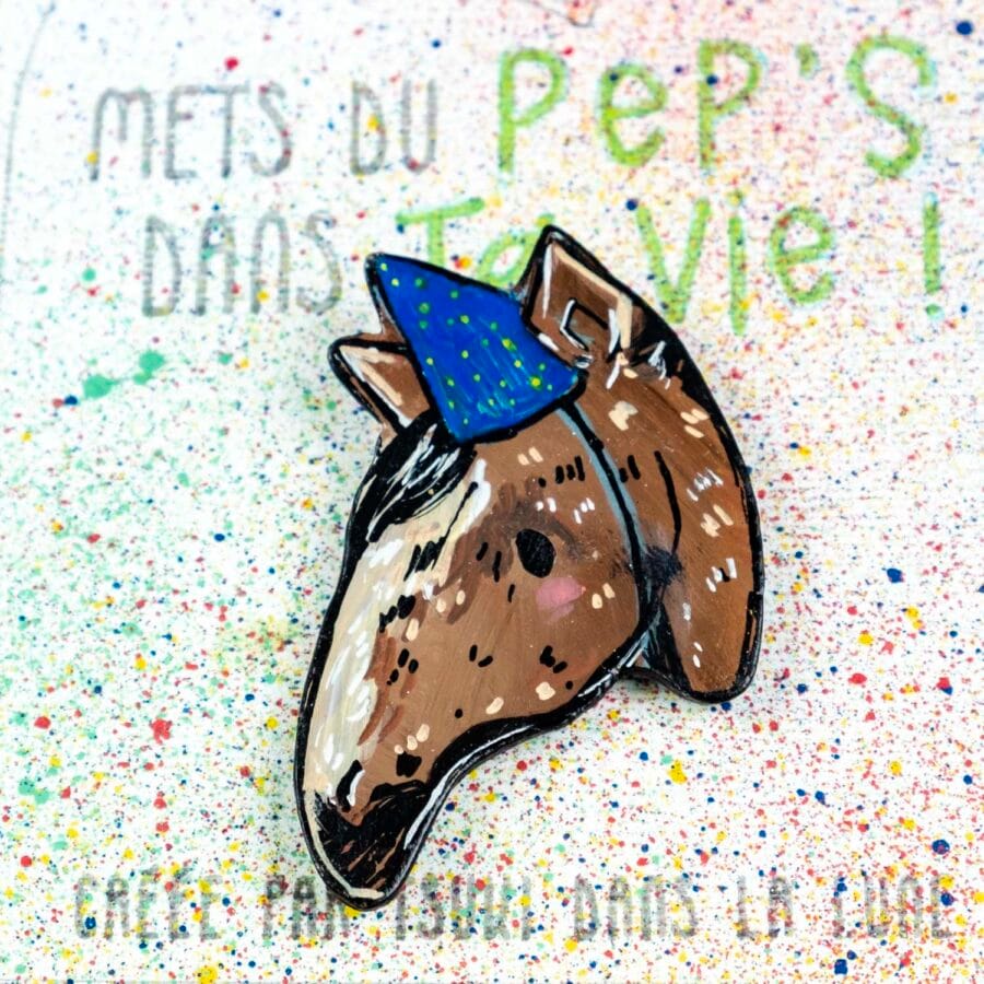 Broche n°138 - Cheval Magicien