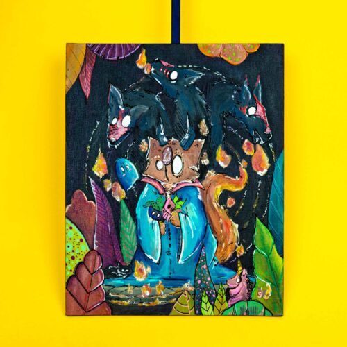 Tableau - Pandekuro, Le Chat Démoniaque