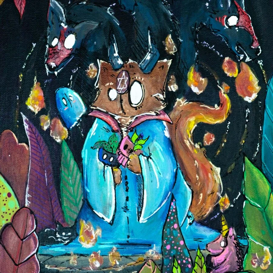 Tableau - Pandekuro, Le Chat Démoniaque – Image 2