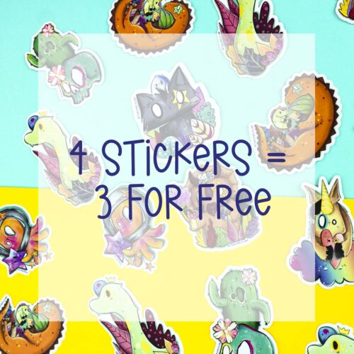 Offre 7 stickers : 4 + 3 gratuits !