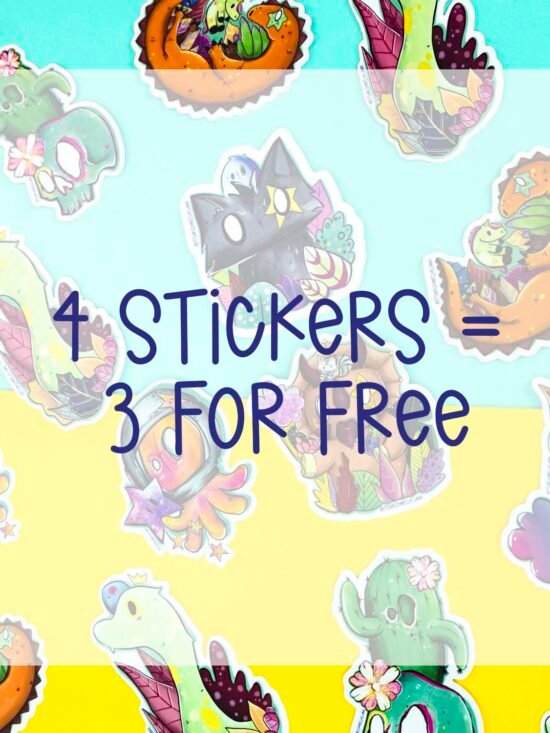 Offre 7 stickers : 4 + 3 gratuits !