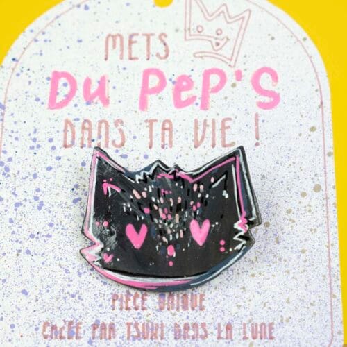 Broche n°179 - Chat Noir