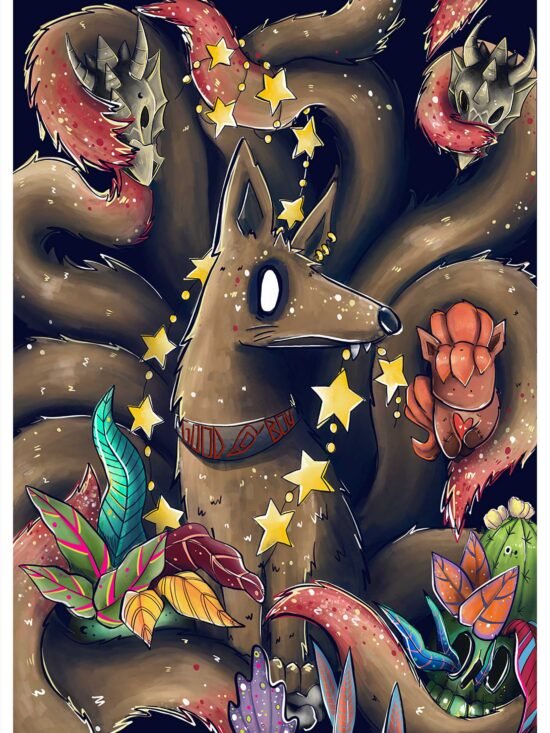 Illustration - Kitsune, Le Renard Etoilé