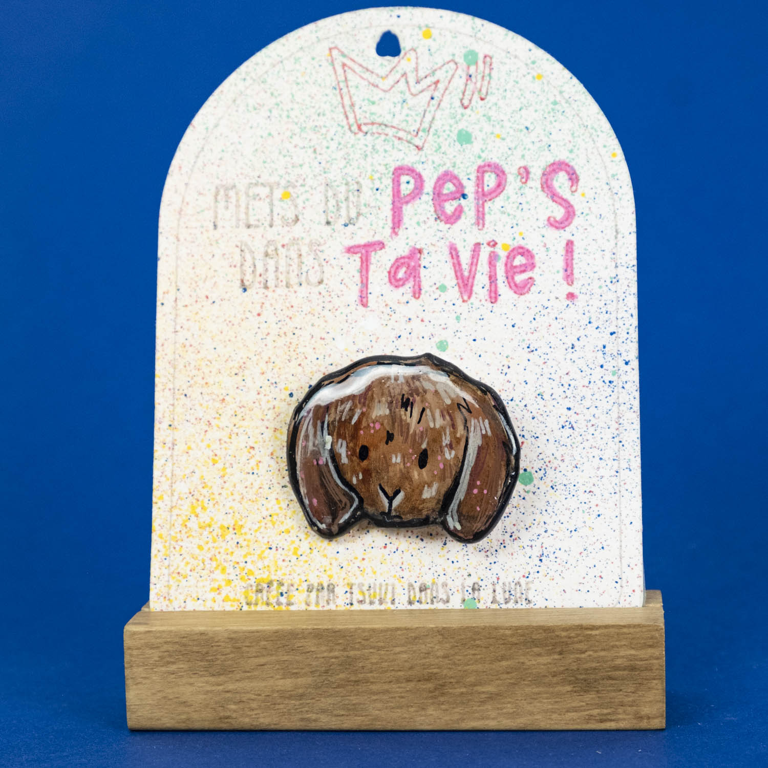 Broche n°124 - Lapin Brun – Image 2