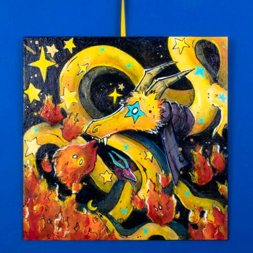 Tableau - Kō, Le Dragon Frileux