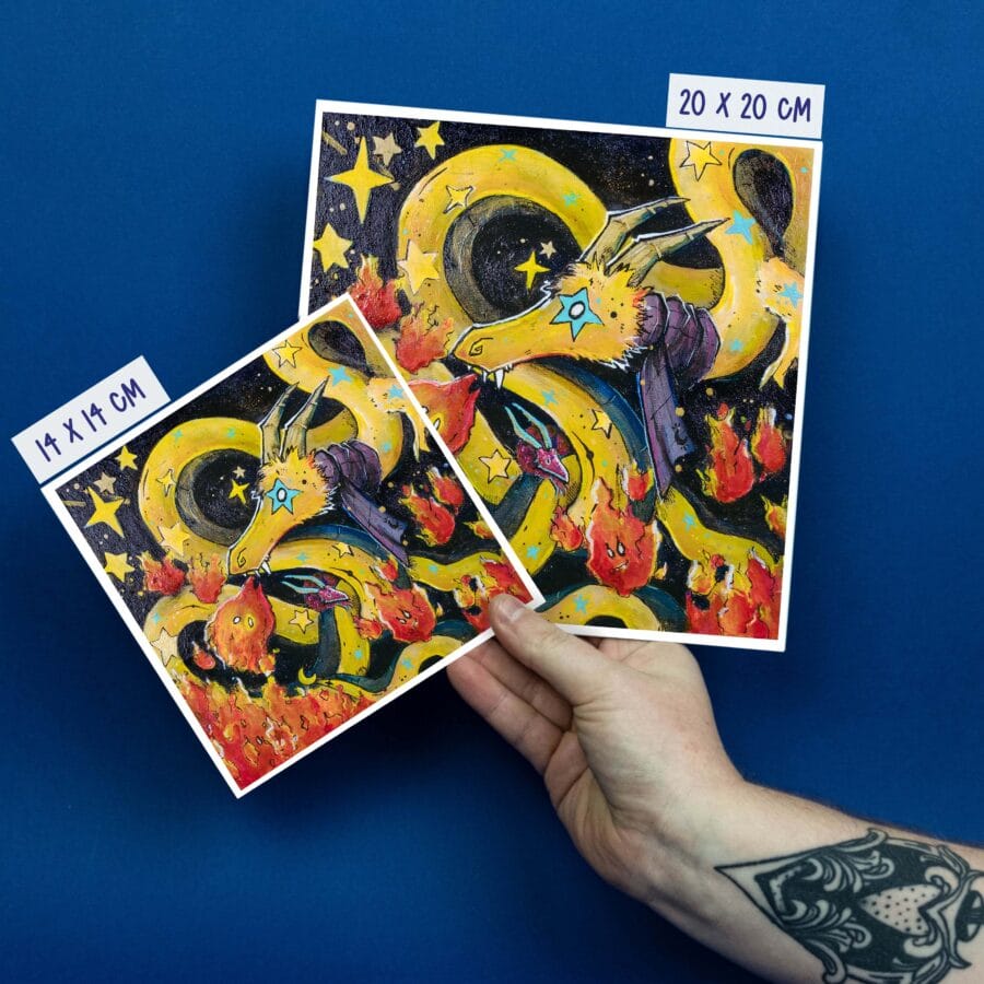 Tirage d'art - Kō, le dragon frileux – Image 2