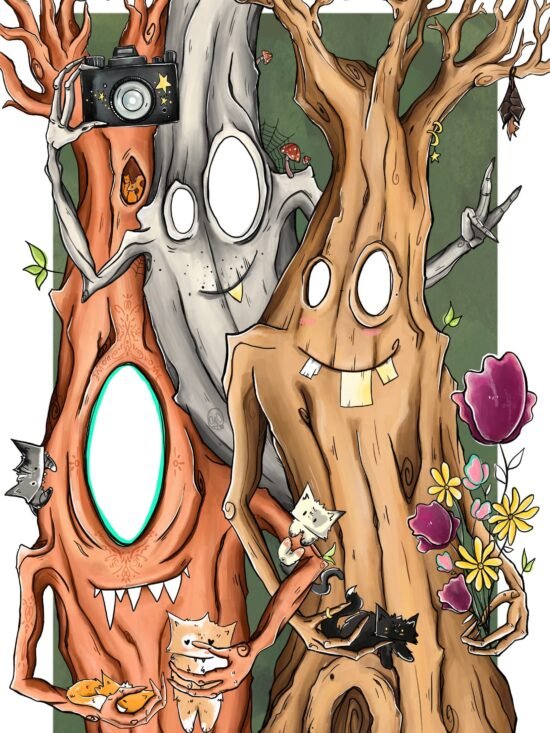 Illustration - Les 3 vieilles branches de Nakama