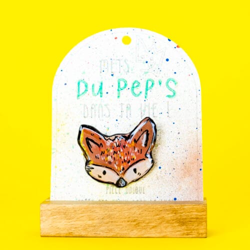 Broche n°197 - Renard roux