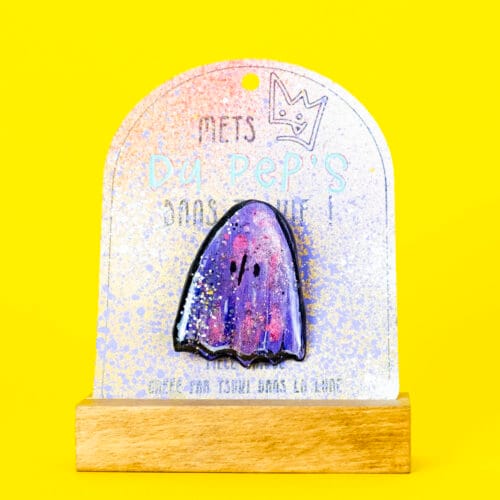 Broche n°192 - Fantôme Violet